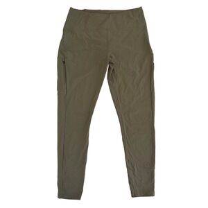 Mountain Hardwear Womens Pant Olive Green Hiking Outdoor Size M Regular